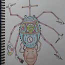 Meu projeto do curso: A arte de desenhar: transforme seus rabiscos em arte. Projekt z dziedziny  R i sunek użytkownika Ezequiel da Rosa - 10.09.2020