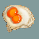 Double Yolk. Traditional illustration project by Jenn Mitchell - 09.10.2020