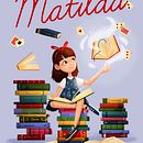 Matilda - diseño de personajes y portada . Ilustrasi tradisional proyek oleh Maria Rodríguez Castro - 04.10.2020