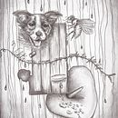 Violeta . Desen artistic de Regina Prado - 09.12.2020