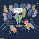 Cover proposal for the journal Cell - Kanellopoulos et al., 2020  . % Vittoria Mariano tarafından hazırlanan Dijital İllüstras, Ve on projesi - 03.12.2020