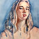 My project in Artistic Portrait with Watercolors course . Lukisan Cat Air proyek oleh Teresa Cameron - 09.13.2020