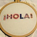 Mi Proyecto del curso: Letras bordadas: el hilo como herramienta gráfica. Embroider project by Daniela De Giorgio - 09.10.2020