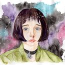 Mathilda, from Leon, the professional. Watercolor Painting project by Elisa Tenorio - 09.15.2020