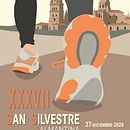 Concurso cartel carrera San Silvestre Salmantina 2020. Un proyecto de Dibujo digital, Diseño de carteles y Diseño digital de Marta Muñiz - 15.09.2020