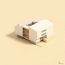 Low poly Render. Centro Tecnológico Bretón, Salamanca.. Un proyecto de 3D, Arquitectura, Arquitectura digital, Diseño 3D, Ilustración arquitectónica, Modelado 3D y Visualización arquitectónica de Mario Sebastián González Corral - 15.09.2020