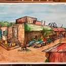 My project in Architectural Sketching with Watercolor and Ink course . Ilustrație arhitecturală și Arhitectură de Vera Steury - 09.16.2020