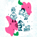 My project La Bandola-Mila Calvache. Design de personagens e Ilustração tradicional projeto de Mila Calvache - 17.09.2020