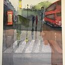 My project in Urban Landscapes in Watercolor course. Een project van Aquarelschilderen van Dominique Conti - 17.09.2020