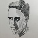 Mi Proyecto del curso: Introducción al retrato con tinta china y plumilla. Un progetto di Illustrazione tradizionale di William Ardón - 17.09.2020
