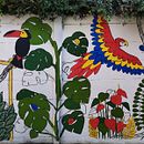 RAINFOREST MURAL . % Maria Prados tarafından hazırlanan Geleneksel illüstras, on, Tablo, Akrilik Bo, Ve ama projesi - 09.18.2020