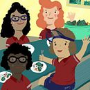 Instagram + Education Funds Miami (2017). Character Design, and Digital Illustration project by Chini Curioni - 09.18.2017