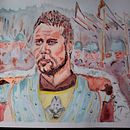 Gladiador. Un proyecto de Pintura a la acuarela de Zaida Olvera - 18.09.2020