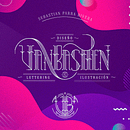 Lettering ilustrado para Van Bastien, Diseño, Lettering e Ilustración. Ein Projekt aus dem Bereich Kalligrafie, Logodesign und Digitales Lettering von Sebastián Parra - 21.09.2020