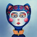 La Gata. Artistic Drawing project by anaperez33 - 09.21.2020