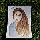 My project in Watercolor Portrait from a Photo course. I chose to paint my sister for the final project. Tomorrow is her birthday and I wanted to give her a special gift . Un projet de Peinture de Emily - 22.09.2020