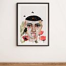 Meu projeto do curso: Retrato ilustrado em aquarela.  projeto de Brunna Jonhsson - 22.09.2020