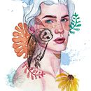 Mi Proyecto del curso: Retrato ilustrado en acuarela. Digital Illustration, and Watercolor Painting project by Paola Lucía Ferreira Gallego - 09.22.2020