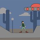 corre (curso: Animación vectorial estilo cuadro a cuadro con After Effects). Animação, e Animação 2D projeto de Antonio Perez - 24.07.2020
