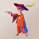 Mafia Girl. Een project van Ontwerp van personages van Diana Borja - 24.09.2020