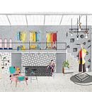Fashion store for United colors of benetton. Un proyecto de Arquitectura interior y Diseño de interiores de Trang Nguyen - 24.09.2020