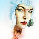 My project in Illustrated Portrait in Watercolor course. Watercolor Painting project by Ambra Marchetto - 09.24.2020