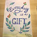 My project in Watercolor Paint Brush Calligraphy for Beginners course. Projekt z dziedziny  Kaligrafia i Malowanie akwarelą użytkownika Liza Swandayani - 25.09.2020