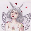 "Spring" Ein Projekt aus dem Bereich Bildende Künste, Zeichnung, Bleistiftzeichnung, Artistische Zeichnung, Porträtzeichnung, Traditionelle Illustration und Aquarellmalerei von jesica_iturria - 25.09.2020