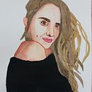 Mi Proyecto del curso: Retrato en acuarela a partir de una fotografía. Een project van  Creativiteit van Elena - 26.09.2020