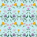 Acuarela botánica para estampados. Botanical Illustration project by vale_torres_n - 09.28.2020