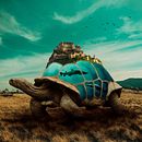 Tortuga Marina (práctica personal realizado bajo el curso Carles Marsal). Un proyecto de Creatividad de Marina Marrupe - 28.09.2020