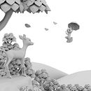 fly away. 3D projeto de Hadeel Kharashi - 27.06.2020