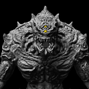 Meu projeto do curso: Modelagem no ZBrush: do concept art até a criatura final. Un progetto di 3D e Progettazione 3D di Rodrigo Silvestri - 28.09.2020