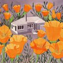Poppy house. Un progetto di Pittura ad acquerello di J B - 28.09.2020