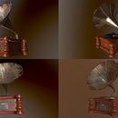 Gramófono. Un progetto di 3D, Progettazione 3D e Modellazione 3D di Andres Fernandez Santiago - 29.09.2020