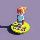 Pinny Amiibo for 3D Print. 2D Animation, 3D, and Game Development project by Nabi Hamdi Mortan - 01.27.2019