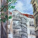 Final project Architectural sketching 3 . % kat_nev tarafından hazırlanan Mimari İllüstras, on, Sanatsal Çizim, Sulubo, Ve a Resim projesi - 09.30.2020