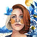 Mein Kursprojekt: Illustriertes Porträt mit Aquarell.  project by Claudi Hu - 09.30.2020