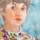 Daniëlle's Project in Illustrated Portrait in Watercolor course. Un progetto di Pittura ad acquerello, Illustrazione tradizionale, Belle arti, Pittura, Disegno, Disegno di ritratti e Disegno artistico di Daniëlle Vergara-Molenaar - 03.10.2020