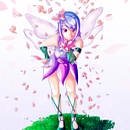 Magic on the petals. Een project van Karakteranimatie,  Concept art y Digitale illustratie van Alioska Leon - 04.10.2020