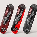 Bang Data Skate Decks. Un projet de Illustration traditionnelle de Tina Franco - 31.08.2019