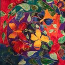 My project in Silk Painting Techniques course. Un progetto di Pittura di Marta Stepanova - 06.10.2020