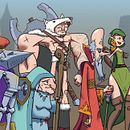 Mi Proyecto del curso: Fábrica de personajes ilustrados. Un proyecto de Animación 2D, Cómic, Concept Art, Diseño de personajes, Diseño de videojuegos y Videojuegos de Daniel Davoise - 07.10.2020