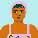 Girl and the Pool. Animação de personagens projeto de Marina Mota - 07.10.2020