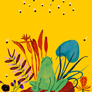 Rana Indecisa: Ilustración flat con Photoshop . % Dante Llaguno tarafından hazırlanan Tasarım, Poster Tasarımı, Geleneksel illüstras, on, Botanik İllüstras, on, Dijital İllüstras, Ve on projesi - 10.09.2020