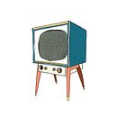 TV Sets 1950-1965. Projekt z dziedziny Tradycyjna ilustracja, Wzornictwo przemysłowe i Ilustracja cyfrowa użytkownika Raina Todoroff - 08.10.2020