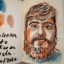 Daniëlle's project in Artistic Portrait with Watercolors course. Un progetto di Belle arti, Pittura, Pittura ad acquerello e Disegno di ritratti di Daniëlle Vergara-Molenaar - 09.10.2020