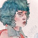 My project in Illustrated Portraits with Procreate course. Un proyecto de Ilustración digital de tashaspace - 11.10.2020