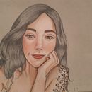 Mi Proyecto del curso: Ilustración con pastel y lápices de colores. Desenho de retrato projeto de Nadia Llabrés Ribas - 12.10.2020