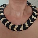 My project in Creation of Textile Jewelry course. Jewelr, and Design project by Aiga Mio - 10.12.2020